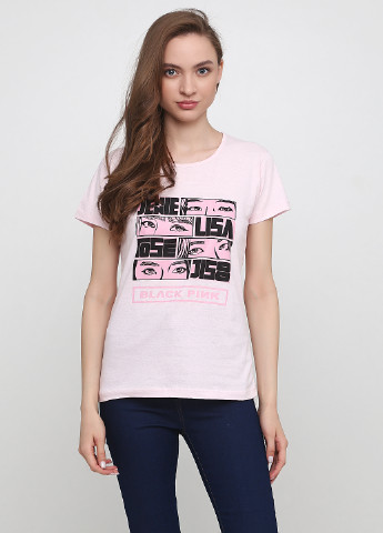 Рожева літня футболка Tenkie