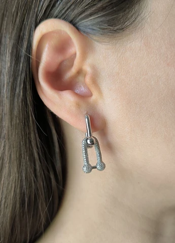 Серьги Silver Flame (336574548)
