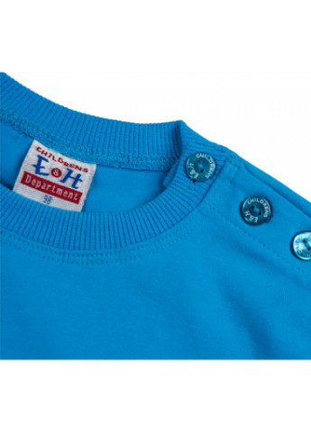 Блакитний демісезонний костюм десткий кофта та штани блакитний "brooklyn" (7882-74b-blue) Breeze