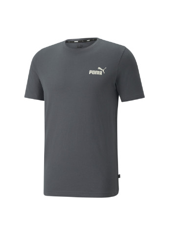 Сіра футболка essentials small logo men's tee Puma