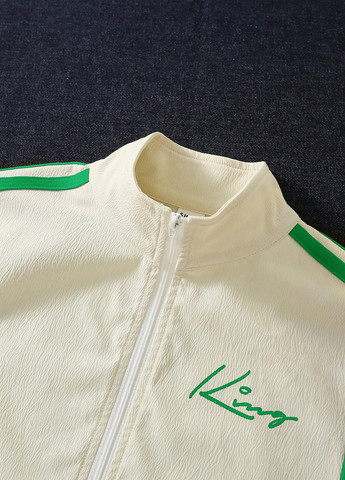 Молочный летний костюм (футболка, шорты) с шортами SHEIN