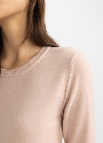 Розовый демисезонный свитер джемпер DeFacto