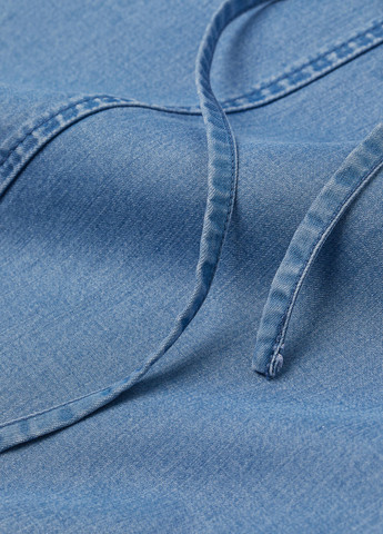 Синя джинсова сукня для вагітних а-силует H&M однотонна