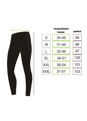 Жіночі компрессійні штани (W8090) XXL Radical (254051812)