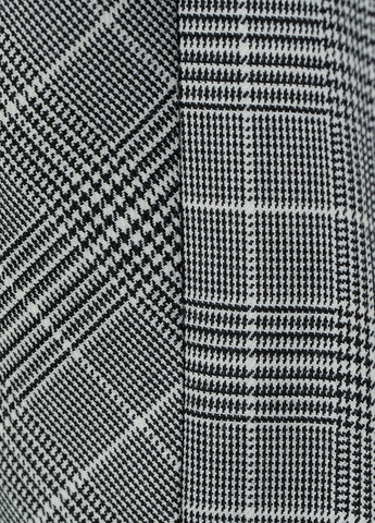 Черно-белое кэжуал платье H&M в клетку