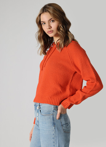 Оранжевый зимний свитер Colin's
