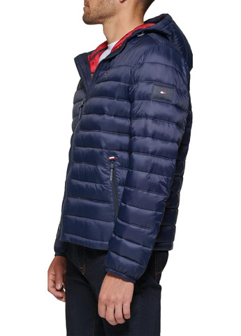 Темно-синяя демисезонная куртка Tommy Hilfiger