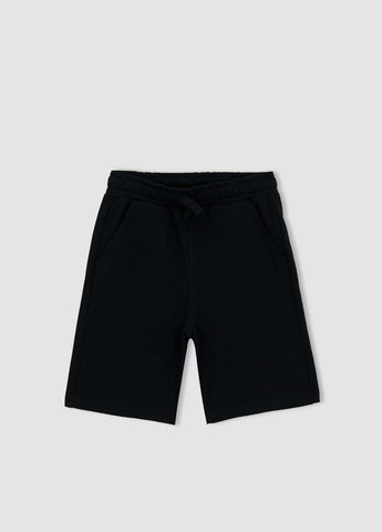 Темно-блакитний літній комплект (футболка, шорти) DeFacto