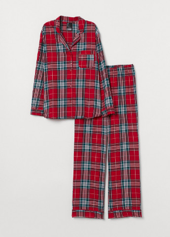 Красная всесезон пижамные брюки H&M