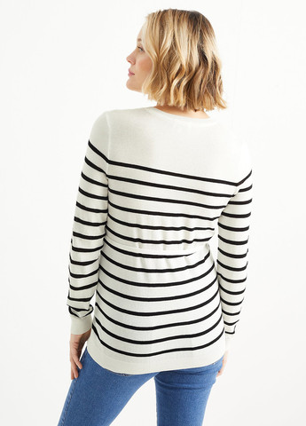 Білий демісезонний джемпер для вагітних джемпер C&A