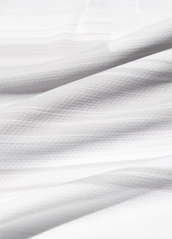 Белая футболка-поло для мужчин Uniqlo в полоску