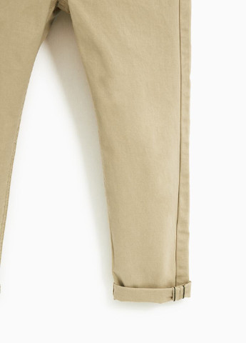 Песочные кэжуал демисезонные брюки прямые Zara