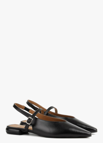 Le'BERDES Туфлі слінгбекі чорний з натуральна шкіра, україна — демісезон (328003886)