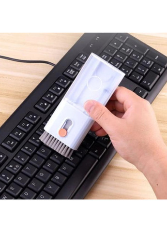 Набор для чистки клавиатуры и наушников 10 в 1, 12,5х5,5х2 см TV-magazin (293107079)