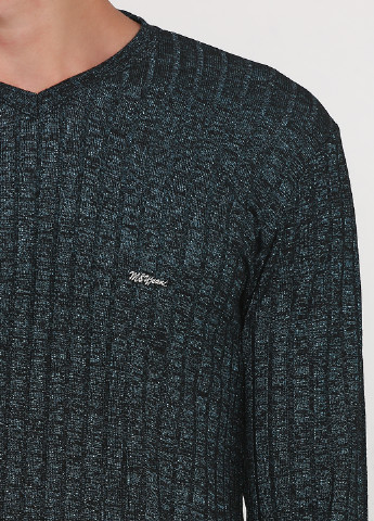 Темно-бирюзовый демисезонный пуловер пуловер MSY