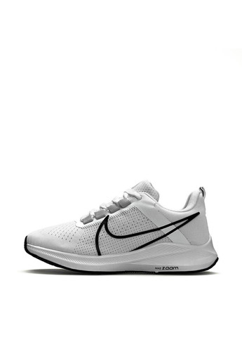 Белые всесезонные кроссовки Nike Air Zoom X Run White Black