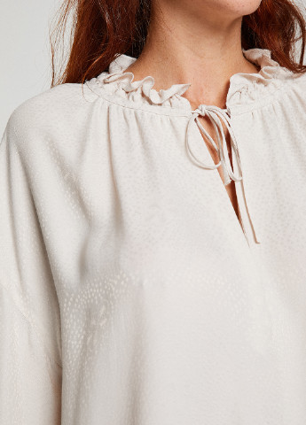 Молочная демисезонная блуза KOTON