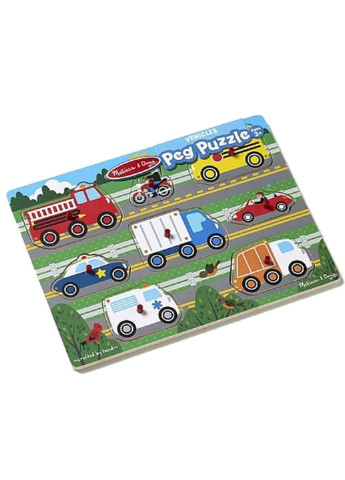 Развивающая игрушка Пазл Угадай машинку (MD19051) Melissa&Doug (254066811)