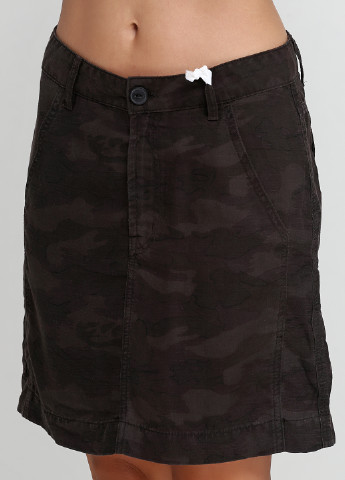 Разноцветная кэжуал однотонная юбка IVY