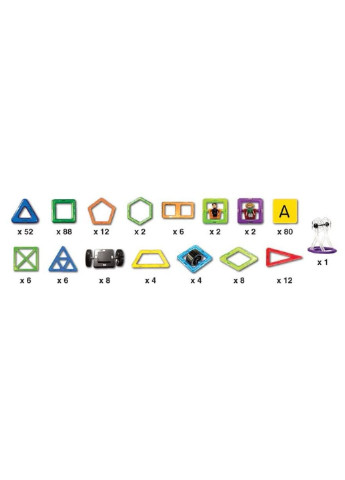 Конструктор (MK-300) Магнікон 300 деталей Plastic box (198485057)