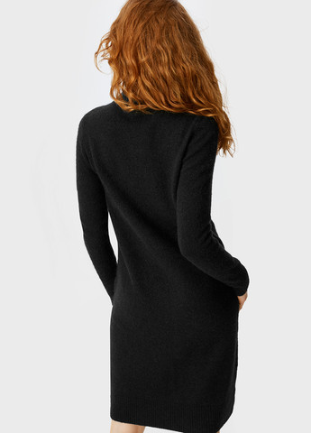 Чорна кежуал сукня сукня светр C&A однотонна