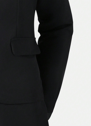 Чорний демісезонний костюм (піджак, штани) брючний SHEIN