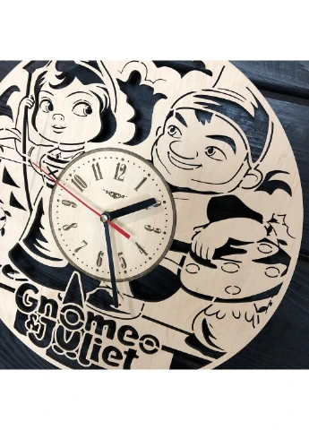 Дитячий насінний дерев`яний годинник «Гномео і Джульетта» 7Arts (253566105)