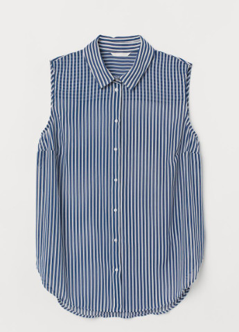 Комбинированная летняя блуза б/р H&M