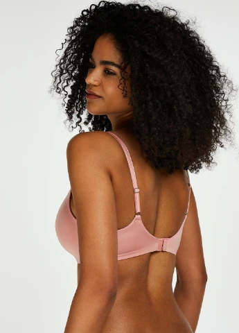 Світло-рожевий бюстгальтер Hunkemoller без кісточок поліамід