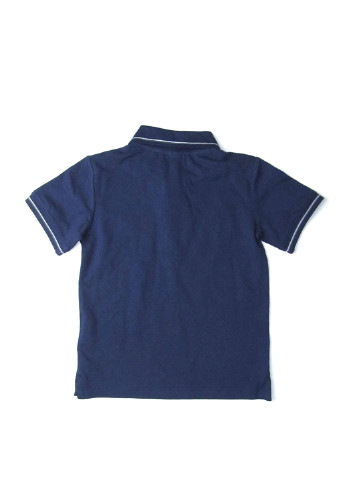 Темно-синяя детская футболка-поло для мальчика S.Oliver с логотипом