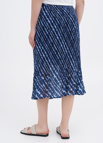 Разноцветная кэжуал с абстрактным узором юбка C&A плиссе