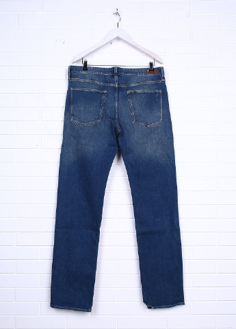 Голубые демисезонные прямые джинсы Geox