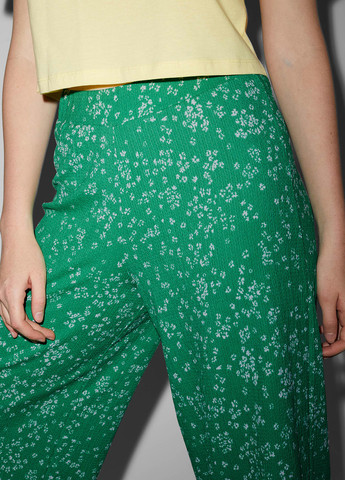 Зеленые кэжуал летние кюлоты брюки C&A