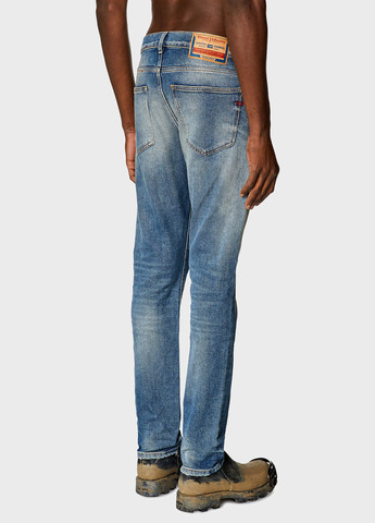 Синие демисезонные регюлар фит джинсы Diesel