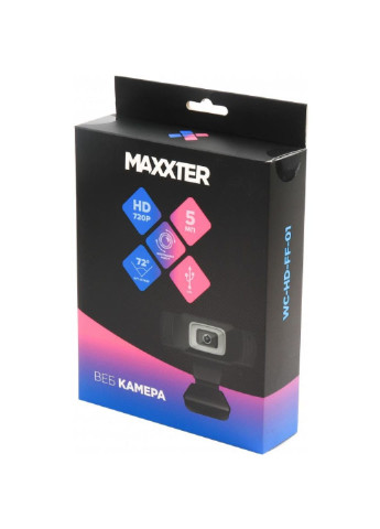 Вебкамера HD 1280x720 (WC-HD-FF-01) Maxxter (250016962)