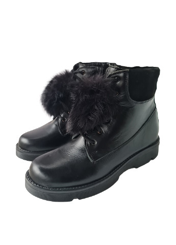 Черные кэжуал зимние ботинки Мальвы