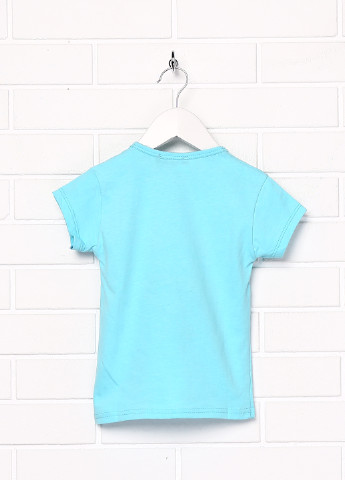 Голубая летняя футболка с коротким рукавом Dofa Kids