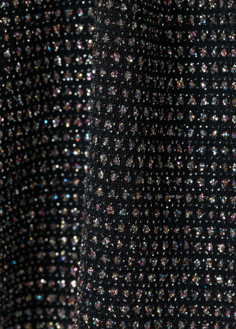 Гольф H&M однотонный чёрный кэжуал полиамид