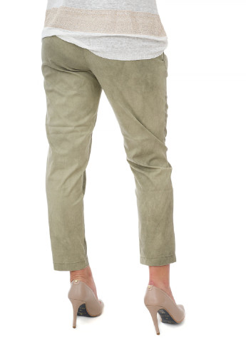 Зеленые кэжуал летние зауженные брюки Marc Aurel