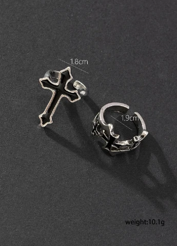 Кольцо (2 шт.) SHEIN (332612928)