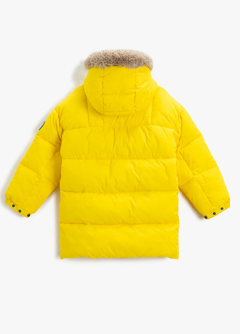 Желтая зимняя куртка KOTON