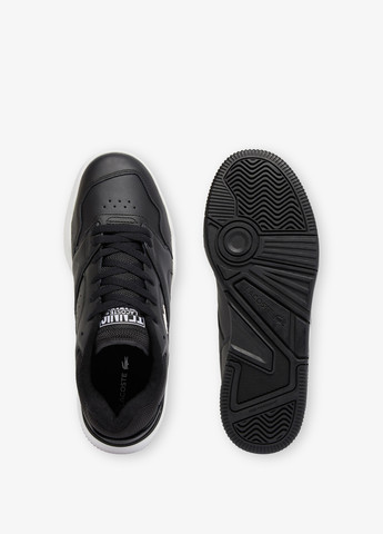 Черные демисезонные кроссовки Lacoste LINESHOT