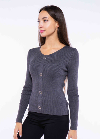 Темно-серый демисезонный пуловер пуловер Time of Style