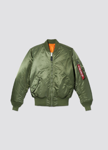 Оливковий демісезонний Бомбер Alpha Industries