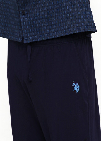 Синій демісезонний комплект (сорочка, штани) U.S. Polo Assn.