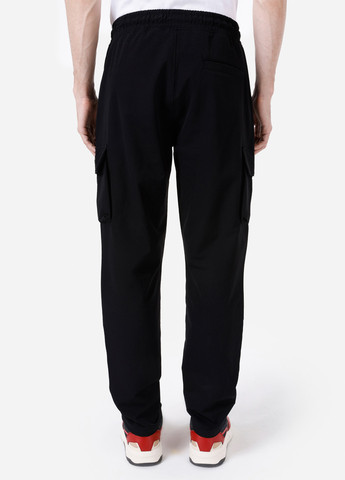 Черные спортивные демисезонные карго брюки Colin's