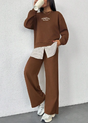 Костюм (світшот, штани) SHEIN (340699816)