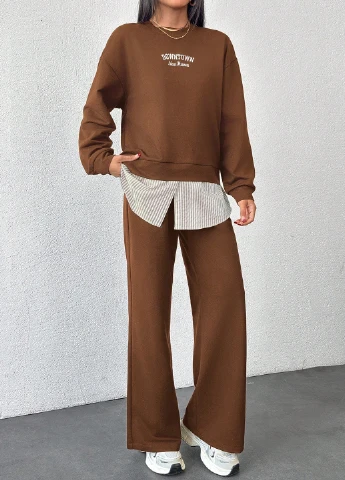 Костюм (світшот, штани) SHEIN (340699816)
