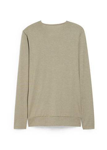 Сіро-зелена блуза для вагітних та годуючих на запах C&A