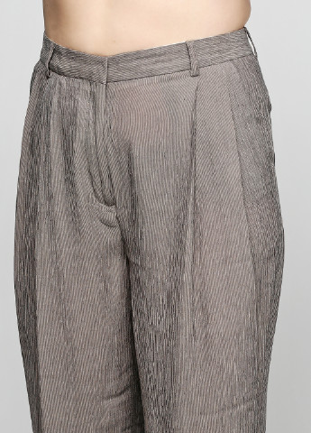 Серые кэжуал демисезонные брюки Mango